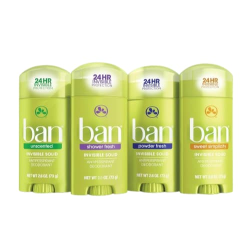 Ban Desodorante Antitranspirante 24 Horas Sólido Stick 73g