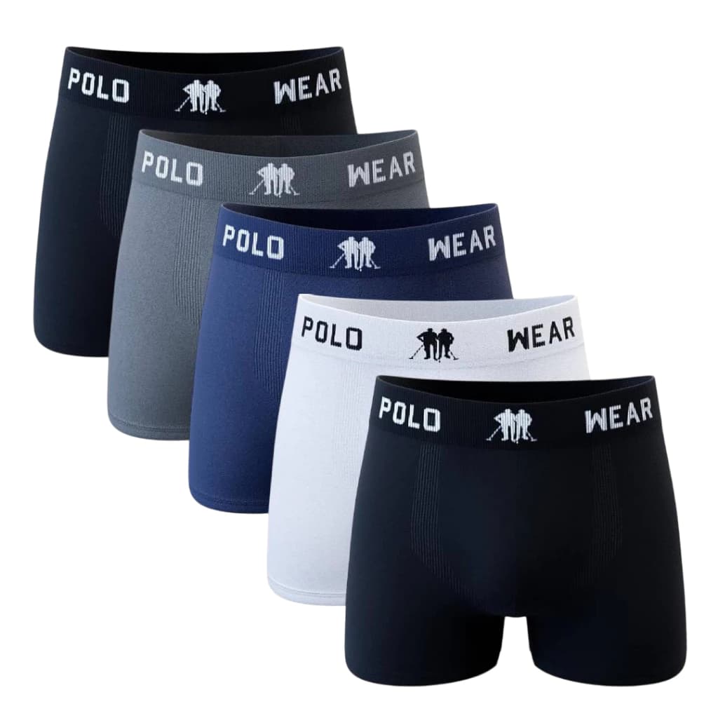 Cueca Boxer Polo Wear Masculina Microfibra Original