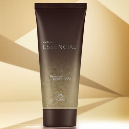 Shower Gel Corporal Essencial Masculino 100g Natura OU Kit com Desodorante Corporal