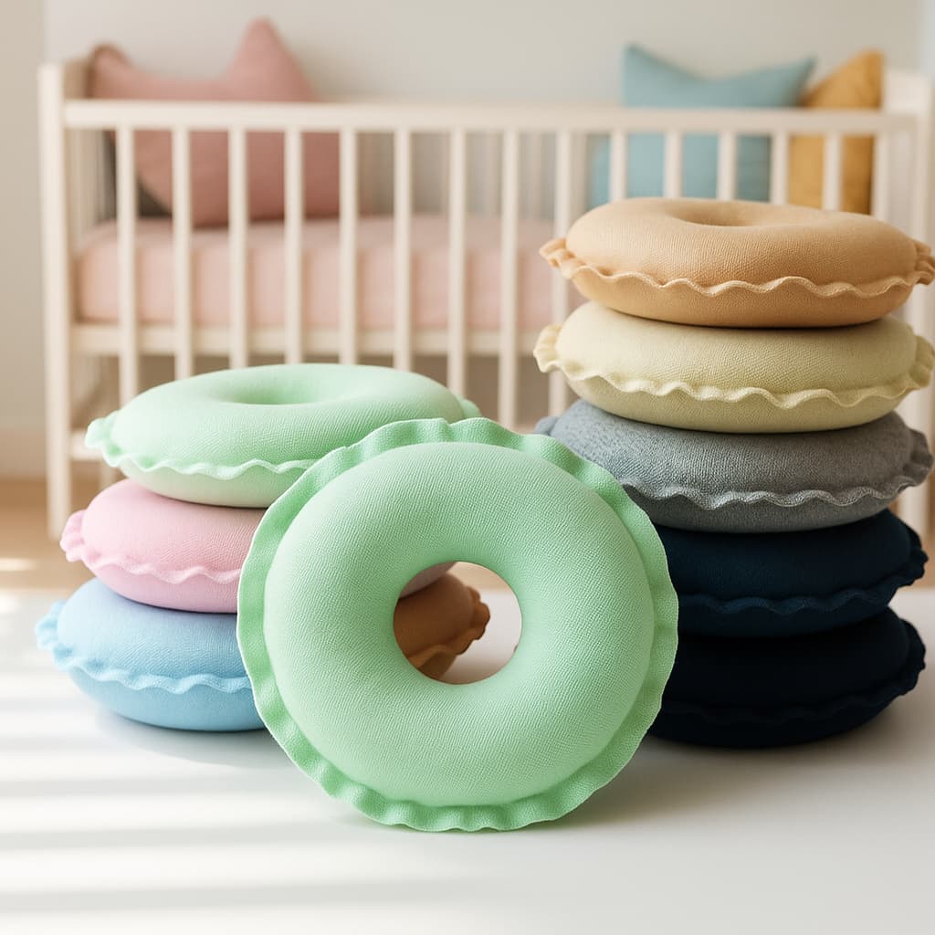 Rosquinha de Amamentação Protetor Seios 100% Algodão Macio Maternidade