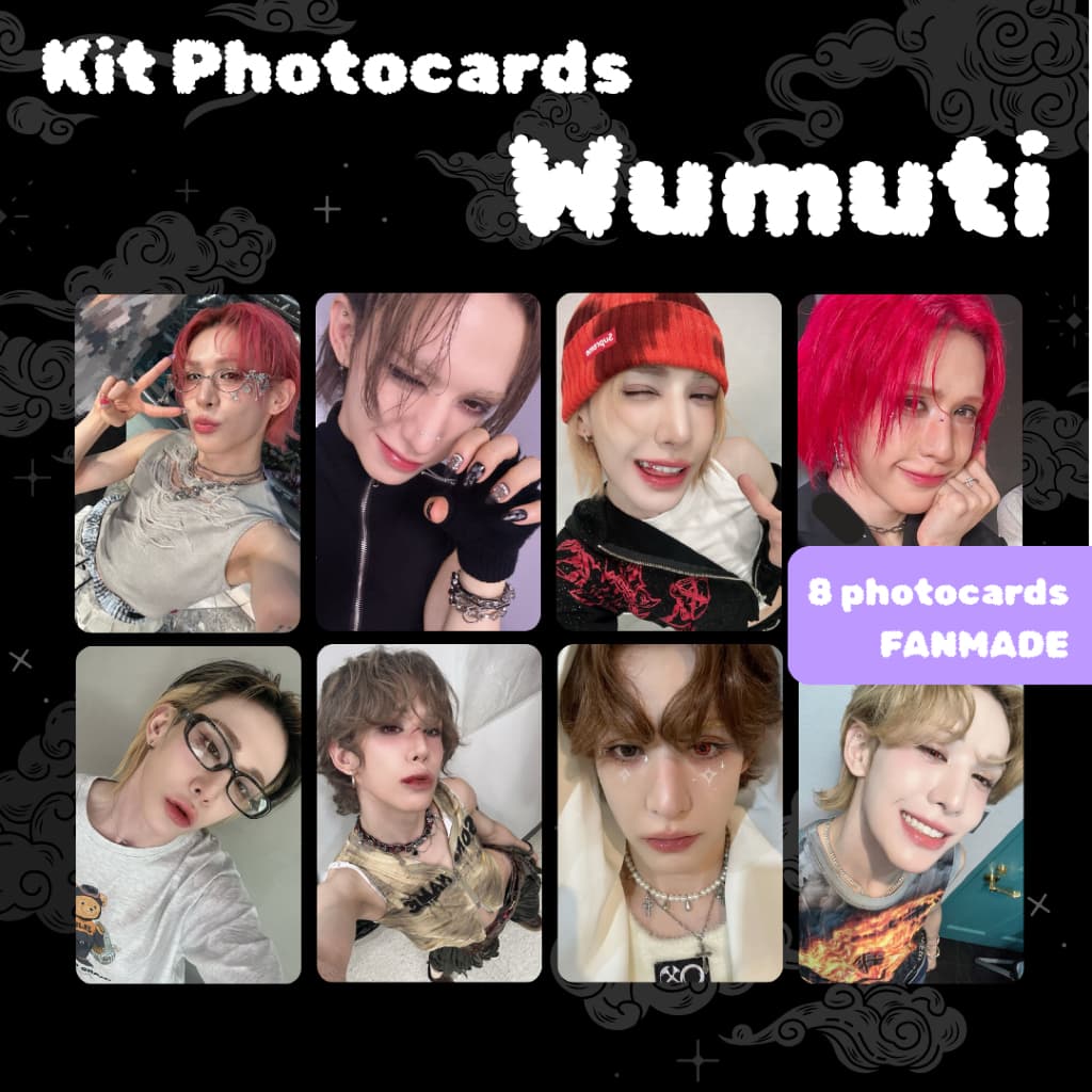 Xlov Photocards Selca Wumuti Rui Haru Hyun Kpop Fanmade
