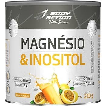 Magnésio Inositol Taurina Melatonina 210g Bodyaction