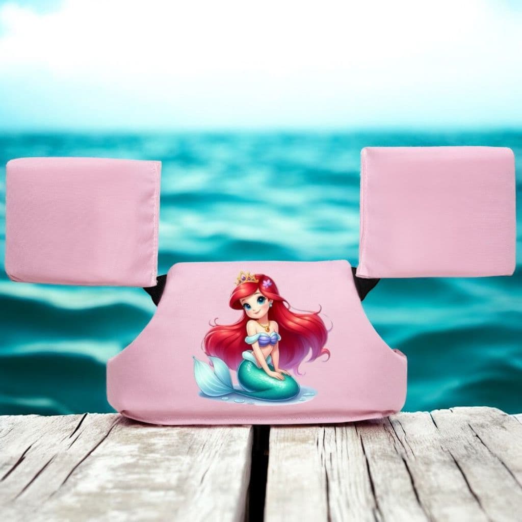 Boia Colete Infantil Personagens Desenhos Super Heróis Crianças de 1 a 7 Anos Natação Piscina Praia MP