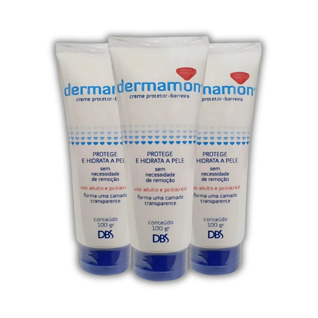 3 Creme Barreira Protetor Da Pele Dermamon 100g (1) Dbs