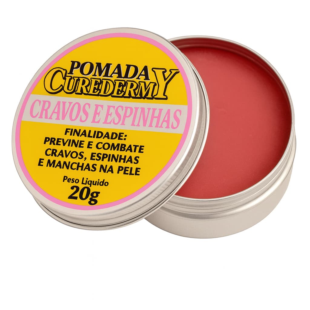 Kit Tira Manchas Seca Espinhas Pomada Extra Forte 02 Und