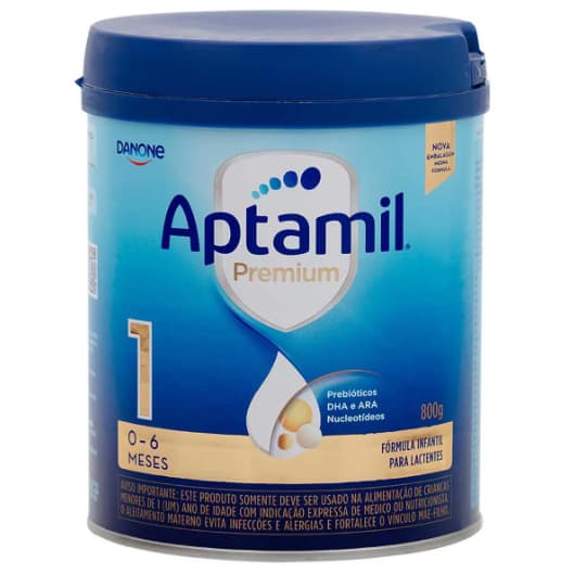 Fórmula Infantil Aptamil Premium 1 Danone 0 a 6 meses 800g