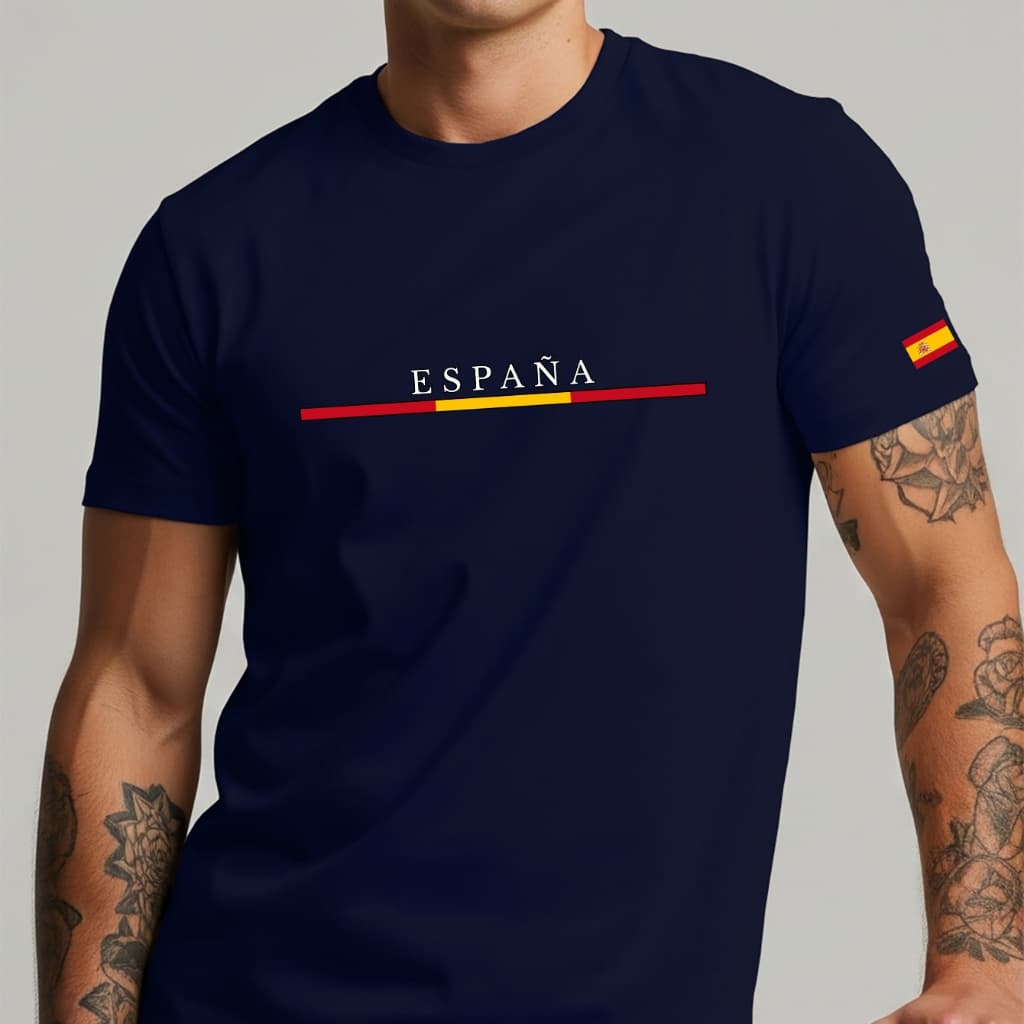Camisa Espanha 100% Algodão