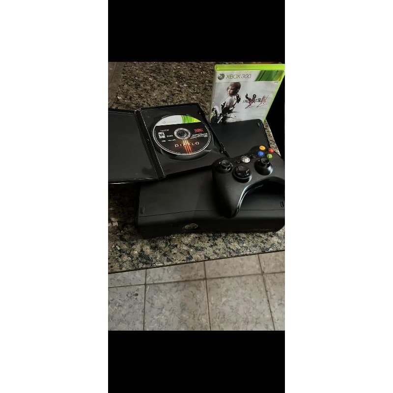 Xbox 360 Slim 250GB + Controle Original + 34 Jogos Digitais + Diablo 3 e Final Fantasy – Pronto pra jogar