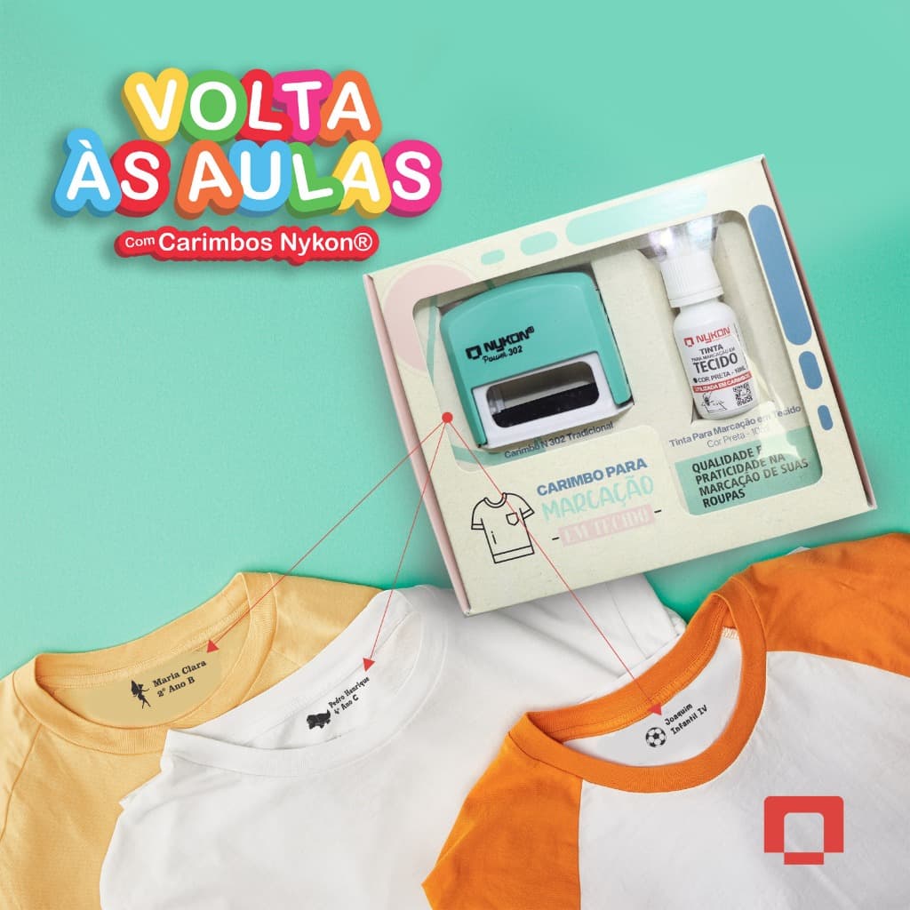 Carimbo para TECIDO - Nykon 302 Personalizado