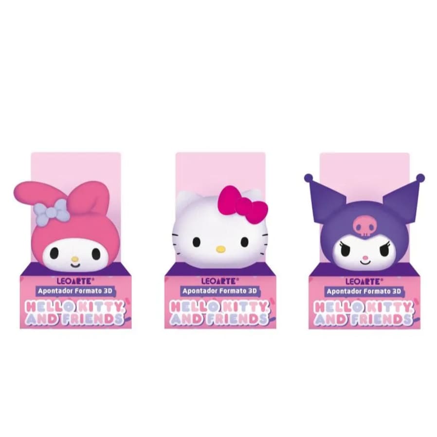 Apontador Formato 3D Hello Kitty and Friends .Leoarte