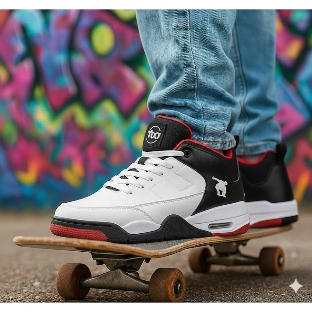 Tenis casual academia basquete botinha treino original