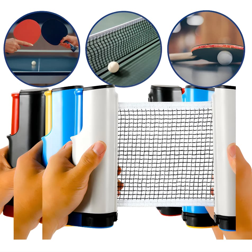 Rede Ping Pong Retrátil Universal Substituição Rede Tênis De Mesa Jogos Diversão Brinquedo Casa