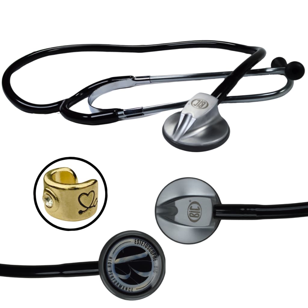 Estetoscopio Profissional Aço Inox Adulto Cross Membrana