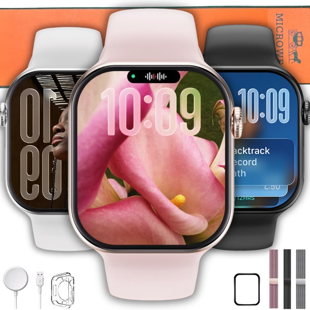 Relógio Smartwatch S11 Mini 42mm Microwear Serie 11 Tela Amoled Responde Whatsapp + Brindes