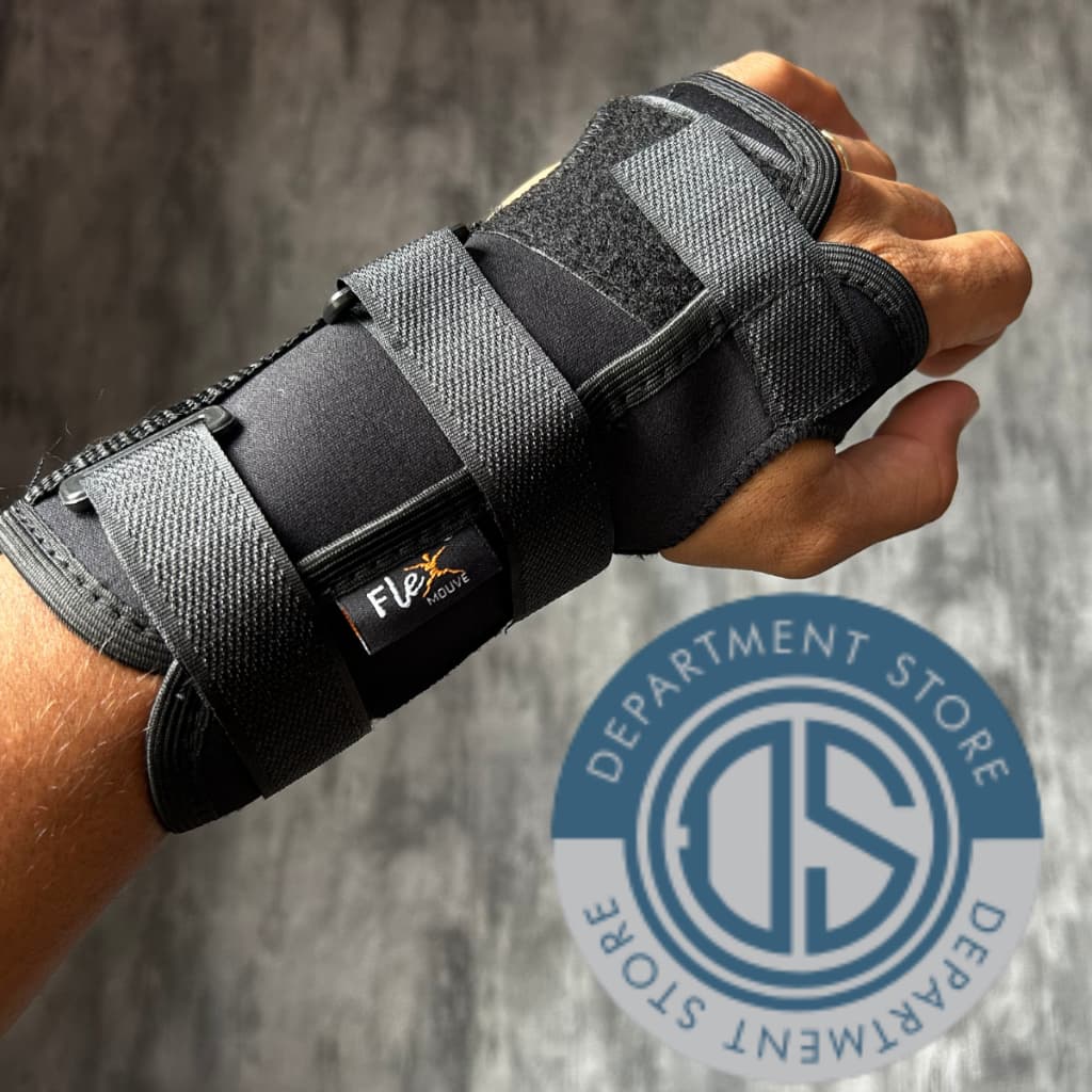 Munhequeira com tala bilateral | ortese imobilizador de punho | Protetor de pulso e mão