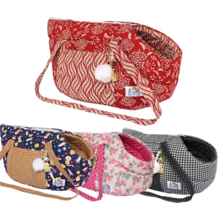 Bolsa Tranporte Passeio Tilipet Cachorro e Gato Qualidade Premium Várias cores tecido de algodão