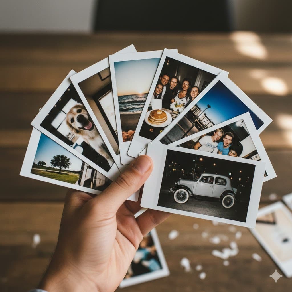 KIT 60 POLAROID | Cabe na capinha do Celular - Alta qualidade, não desbota