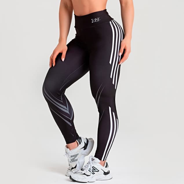 Legging Feminina de Academia Alta Blackout Cós Anatômico Zero transparência VELVET - LAONEFIT
