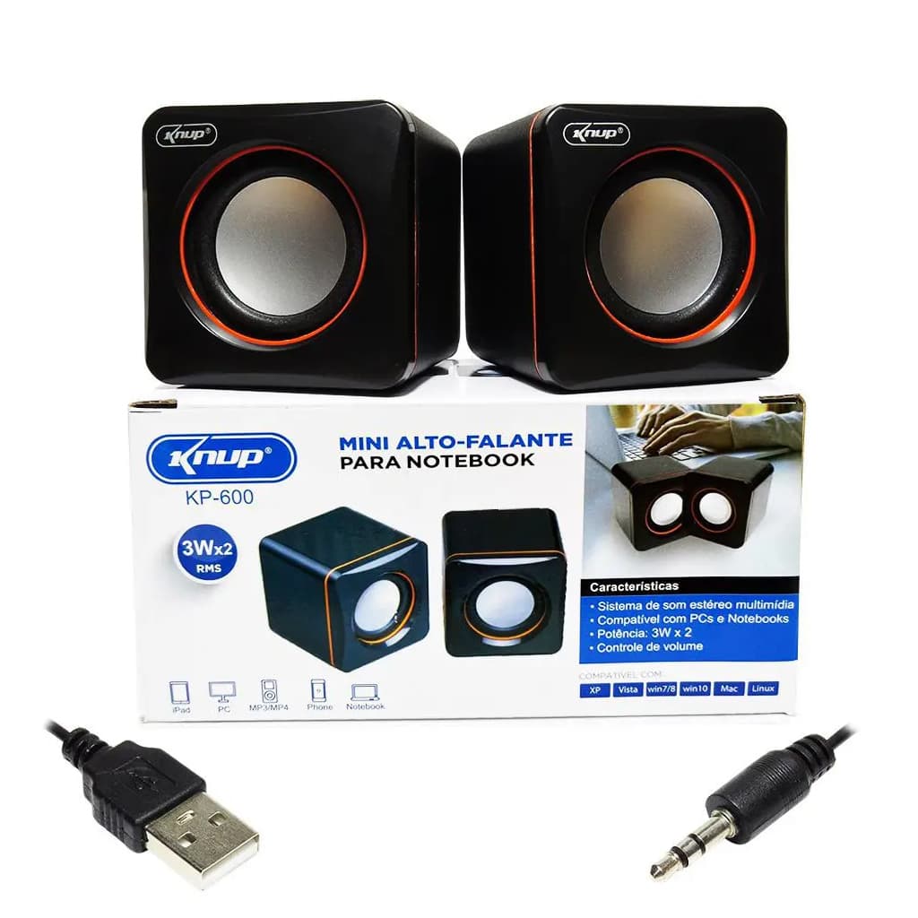 Mini Alto-falante Para Notebook - kP-600 - knup