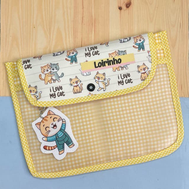 Porta Documentos PET Gatinhos  e Gatinhas | Carteirinha de Vacinação | Personalizado com Nome