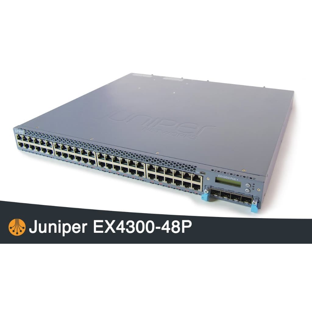 Oportunidade - Switch Juniper Ex4300 48 Portas PoE+ 4x 10gb Servidores e Redes - Usado