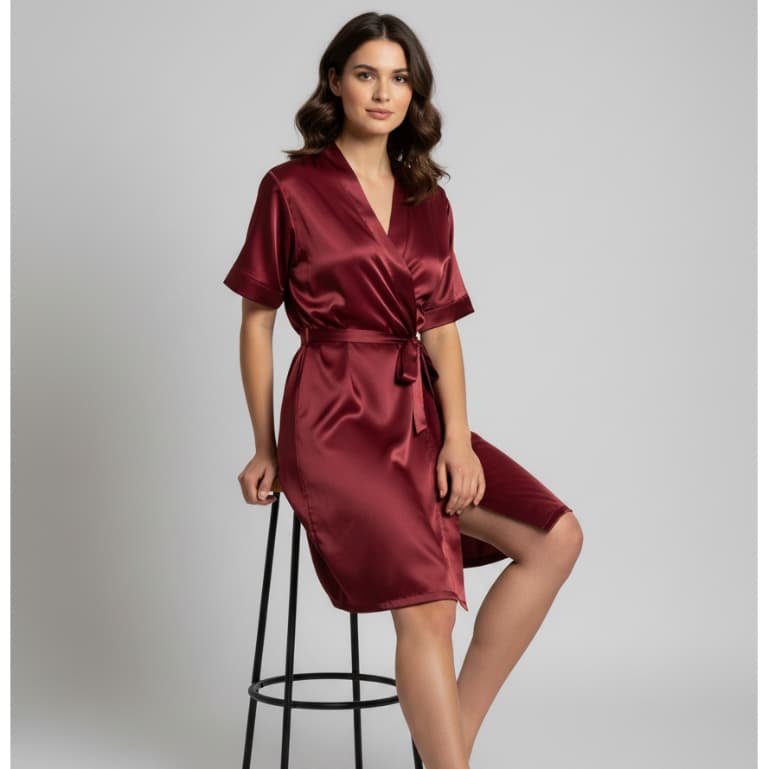 Robe de Cetim Manga Curta Casamento Debutante Salão Formatura Personalizado Nome LEIA A DESCRIÇÃO