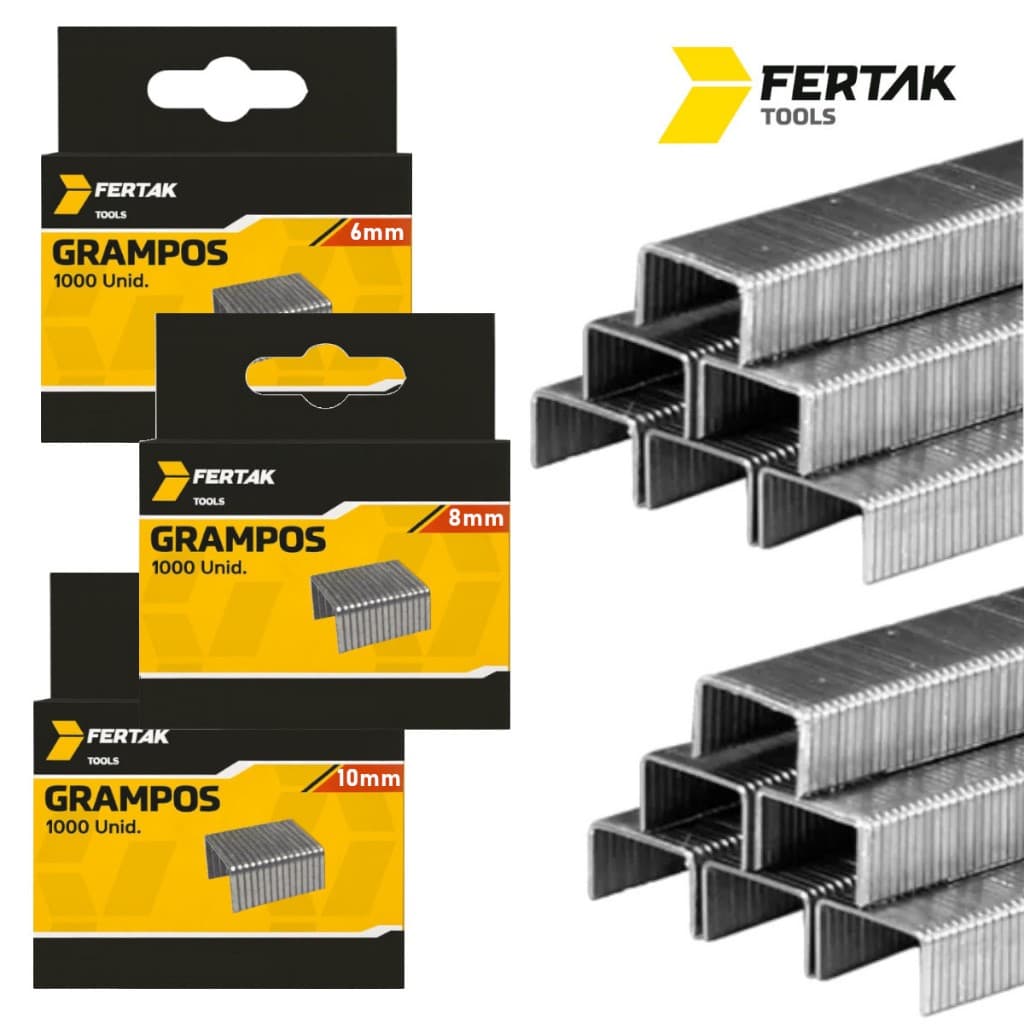 Grampos Galvanizados para Grampeador de Tapeceiro Tipo 53