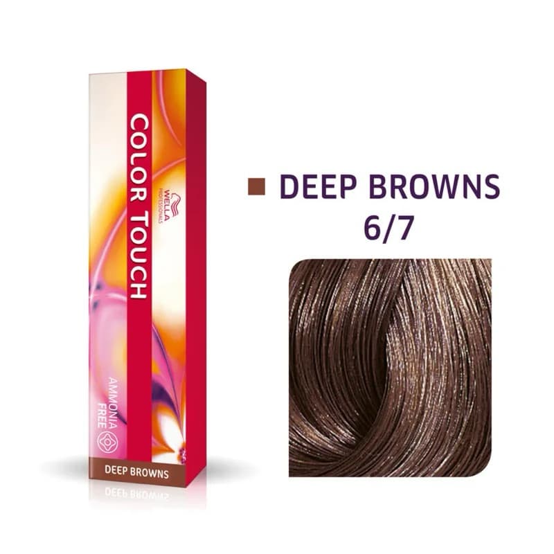 Wella Professionals Color Touch 6/7 Louro Escuro Marrom - Tonalizante 60g