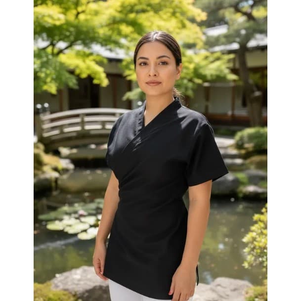 Kimono Uniforme Prumiss Manga Curta