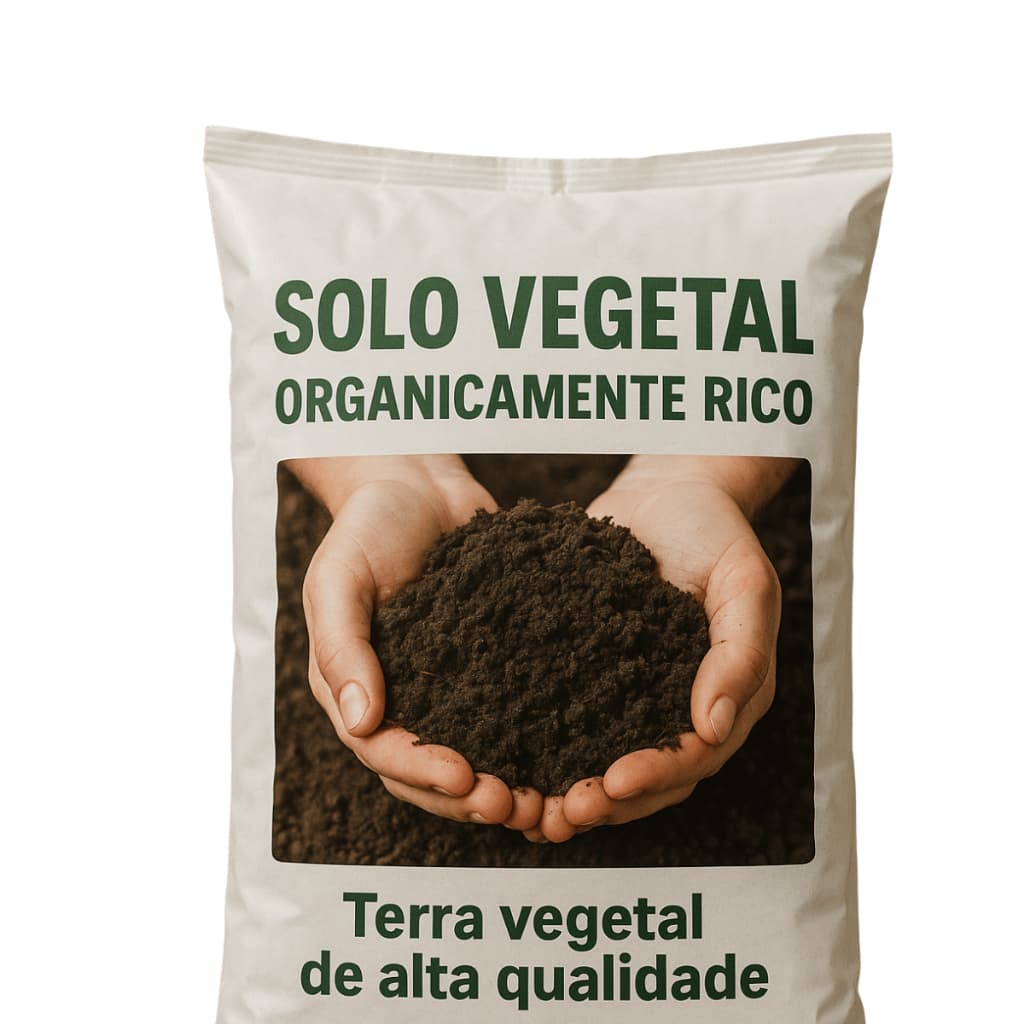 Terra Vegetal Forte Orgânica Para Plantas - Pronta para o Plantio Jardinagem Jardim