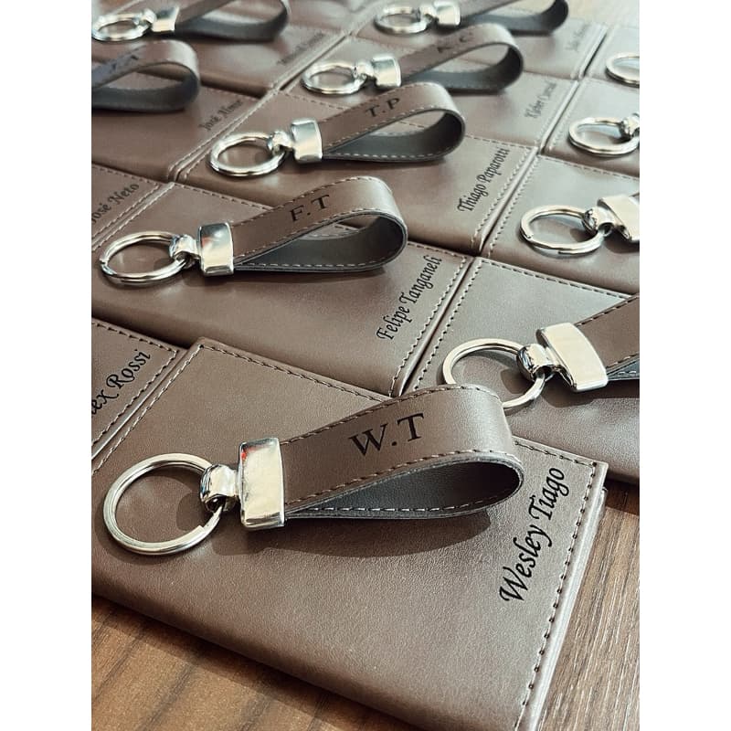 Kit Carteira e Chaveiro Personalizados