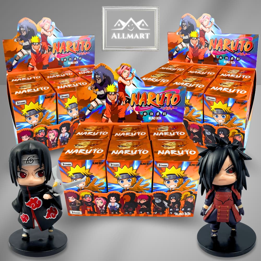Boneco Naruto Surpresa – Caixa Misteriosa Anime | Blind Box | Action Figure Geek Otaku