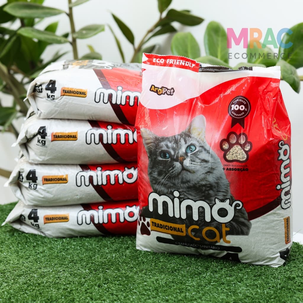 Areia Sanitária para Gatos 4kg a 20kg Super Absorvente Higiênica Tira Odores Fácil Limpeza