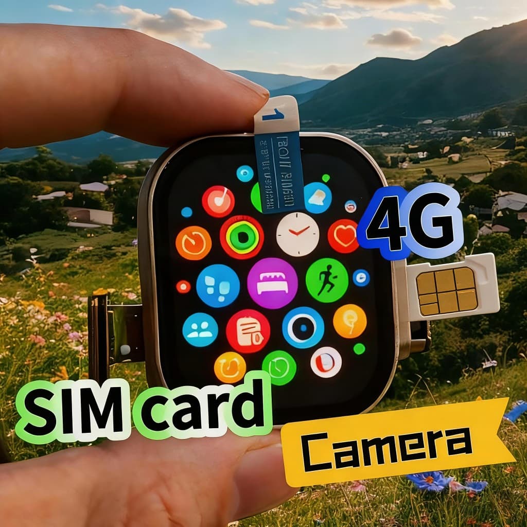 BW10 Pro 4G Smartwatch 2.01 Polegadas Com Longa Duração De Bateria E Função De Câmera