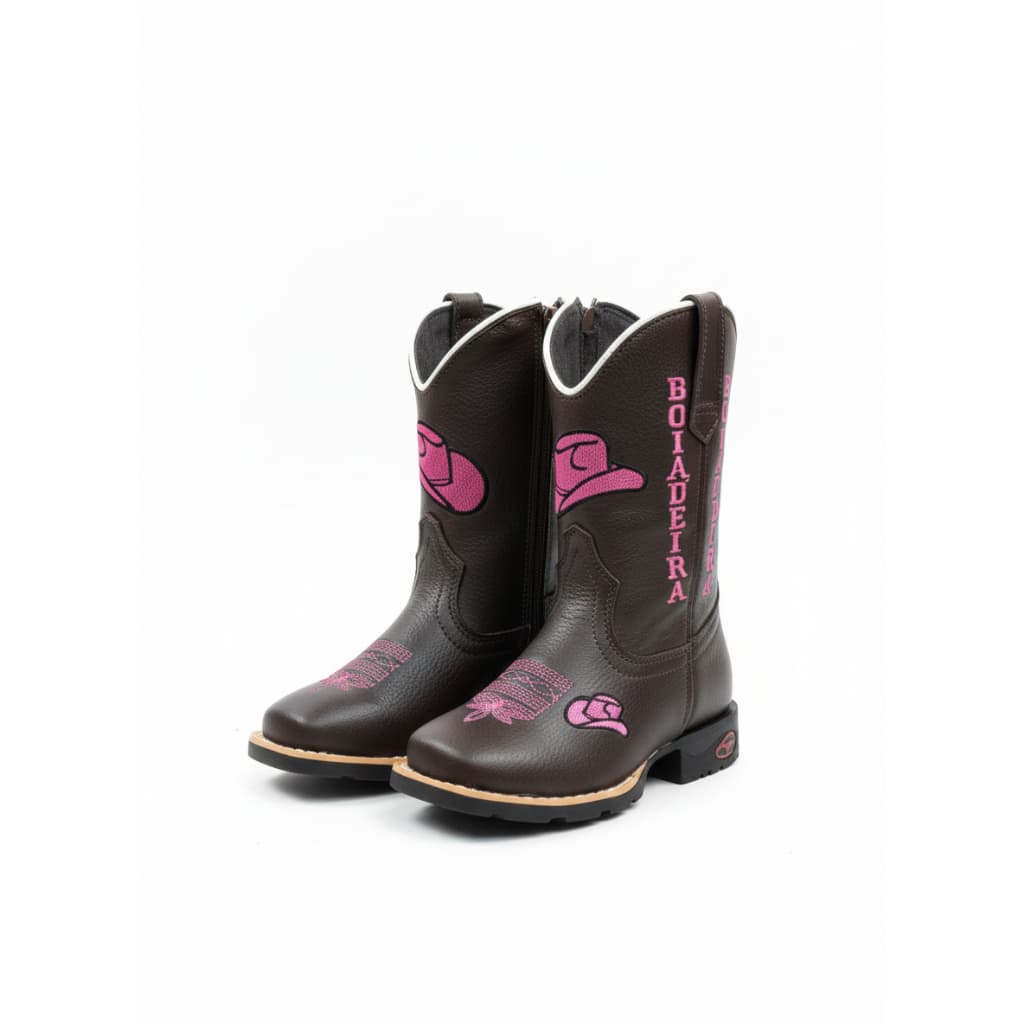 Bota Botina Feminina Infantil Estilo Boiadeira Ana Castela Bruta(((ENVIO IMEDIATO)))SUPER LANÇAMENTO