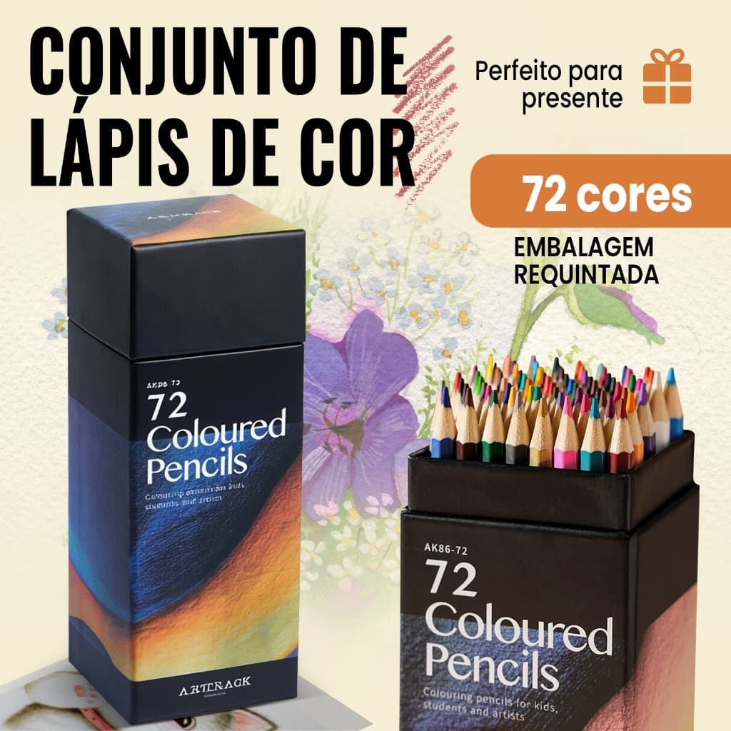 72/120 Cores Caixa De Chumbo Oleoso Pintura A Lápis Designer Material Escolar De Papelaria