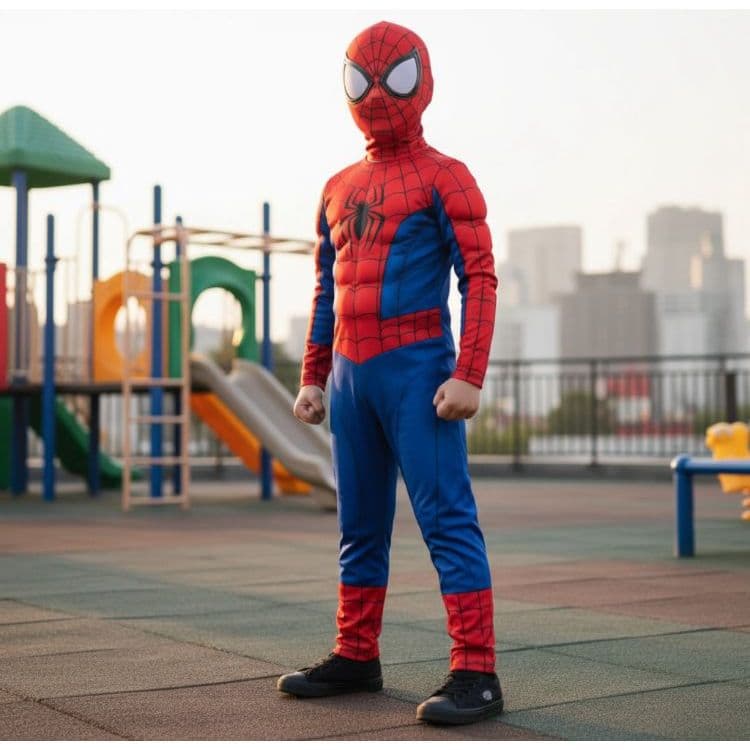 fantasia INFANTIL HOMEM ARANHA LONGA FANTASIA IDENTICA AO PERSONAGEM entrega rapida, mesmo dia