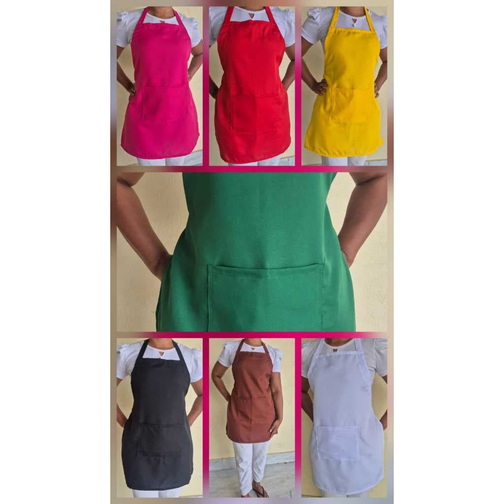 Avental para cozinha regulável restaurante padaria tecido oxford