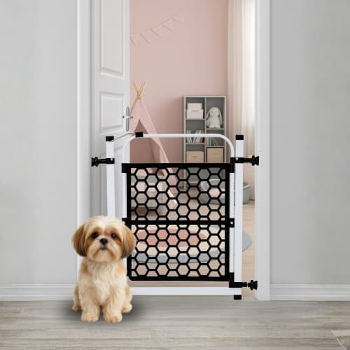 Portão para Pet e Grade Para Cachorro 78cm A 83cm Cercado de Proteção