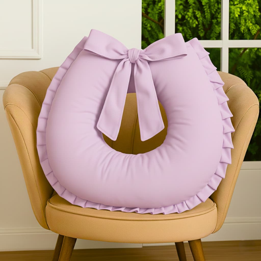 Almofada Amamentaçao Bebe para Amamentar Travesseiro Bebê 100% Micropercal Menino Menina