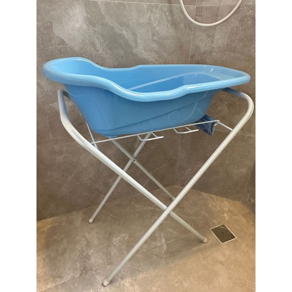 Banheira Anatômica 20 Litros Suporte Dobrável Portátil Compacto