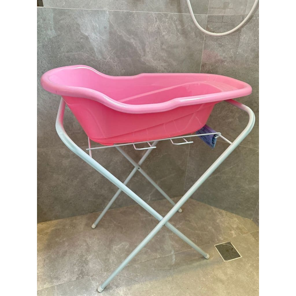 Banheira Anatômica 20 Litros Suporte Compacto De Bebê Portátil Resistente
