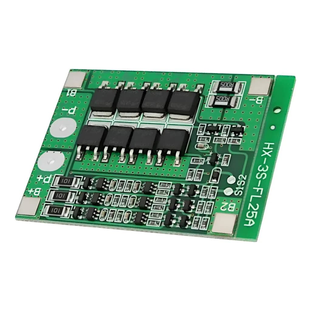 Placa Proteção Bms 3s 25a Balanceamento Bateria Litio