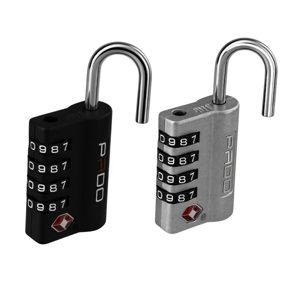 Cadeado TSA Executivo Com Segredo Pado Mala Bolsa Mochila Armario 4 segredos