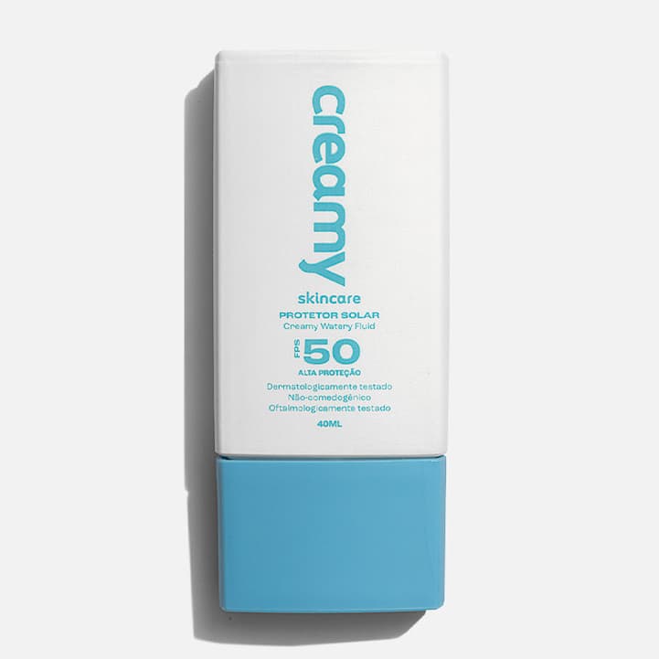 Protetor Solar Watery Fluid FPS 50 | Creamy