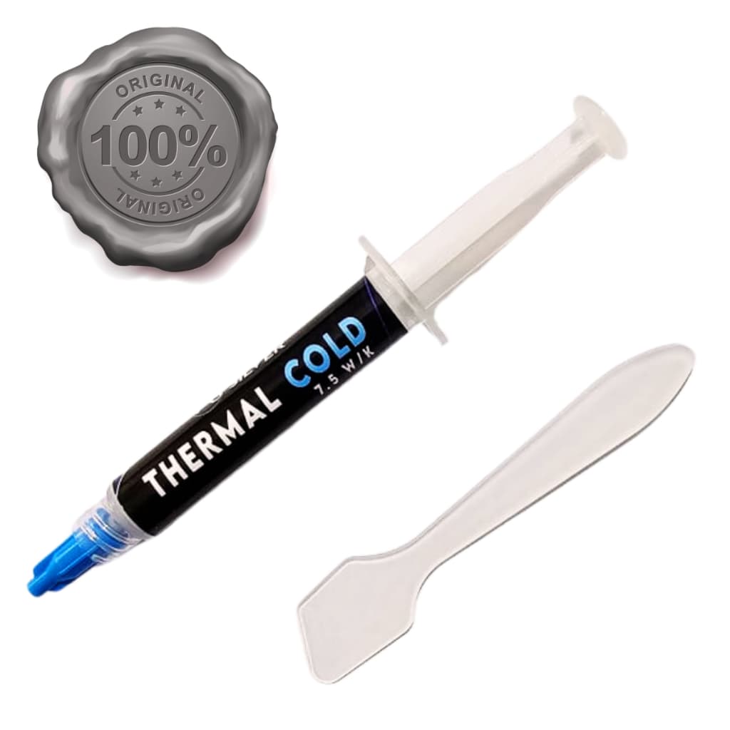 Pasta Termica Seringa 3.0g Thermal Cold 7.5w/k Authentic Silver Cor Prata