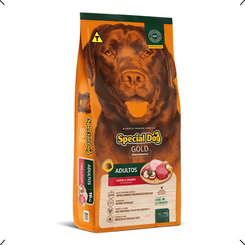 RAÇÃO SPECIAL DOG GOLD PERFOMANCE ADULTO 15KG