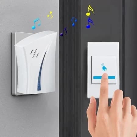 Campainha Interfone Sem Fio A Prova D'água 100m Residencial Comercial