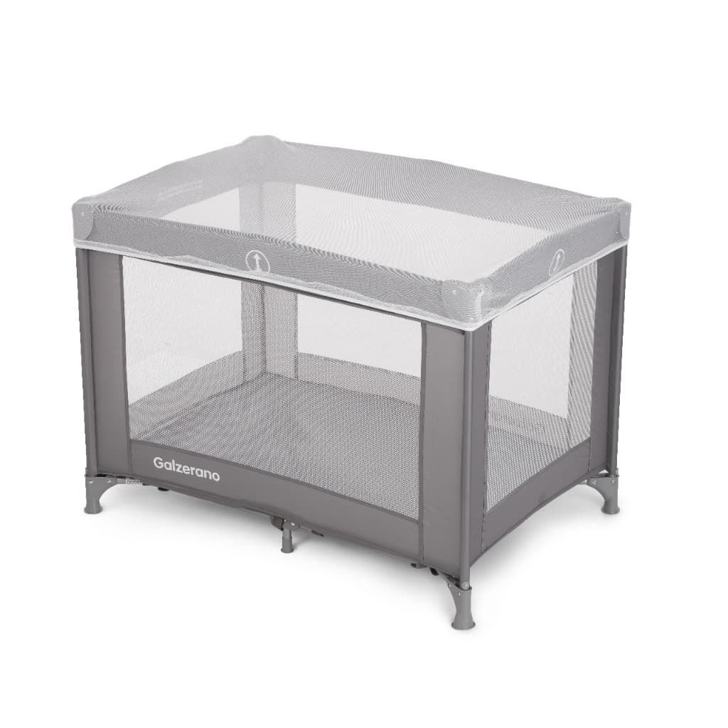 Berço Dobrável Desmontável Portátil Basic Galzerano Preto Chiqueirinho Cercadinho Cercado