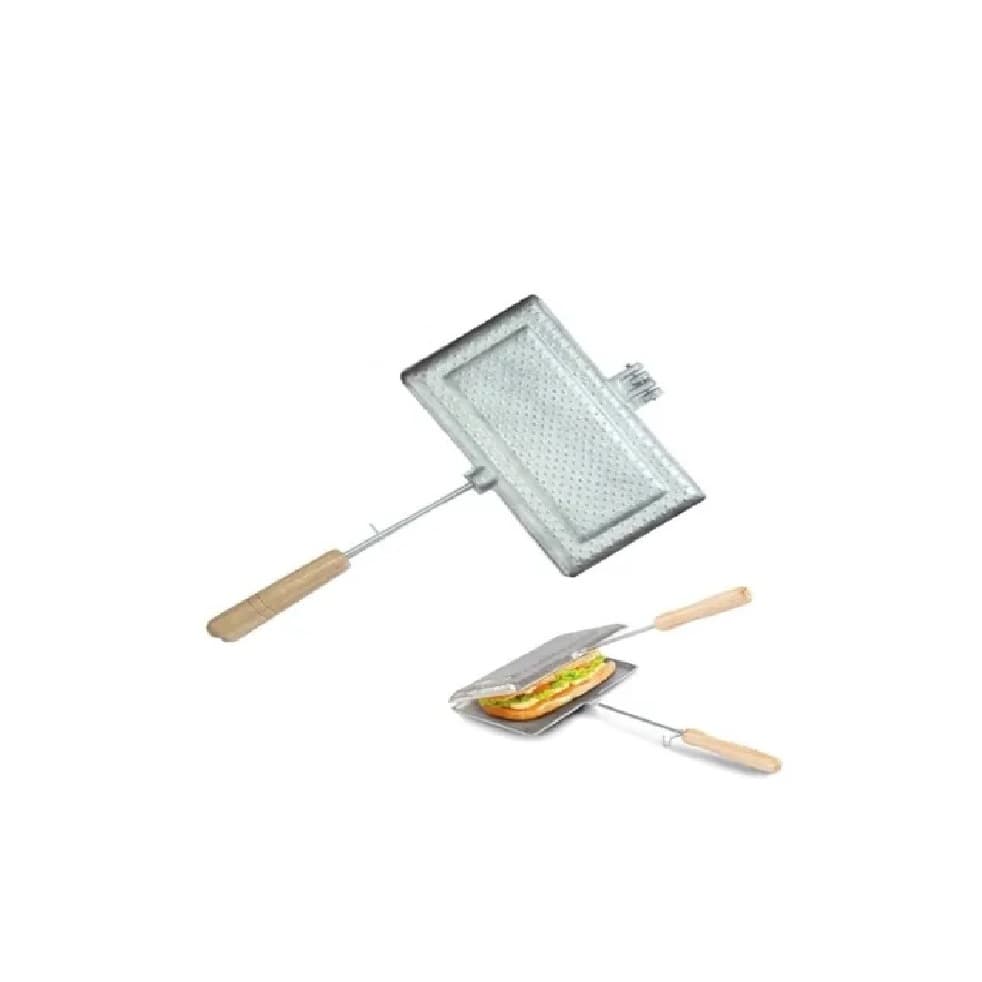 Tostex Baurutex Sanduicheira Forma Dupla Com Cabo De Madeira [Envio HOJE]